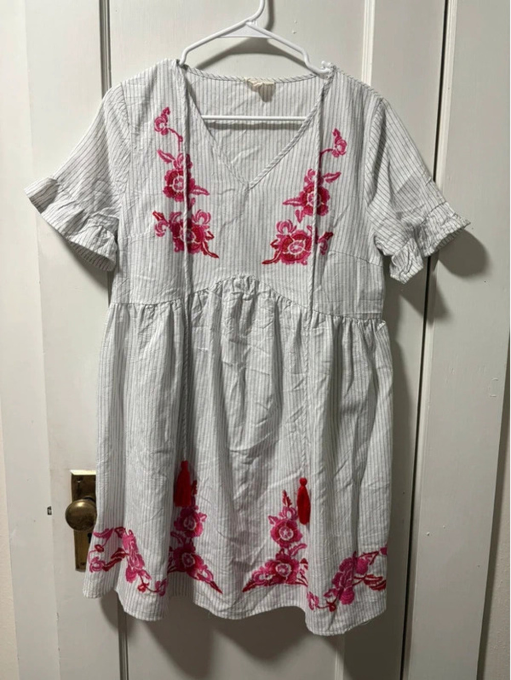 100% cotton dress. US size s